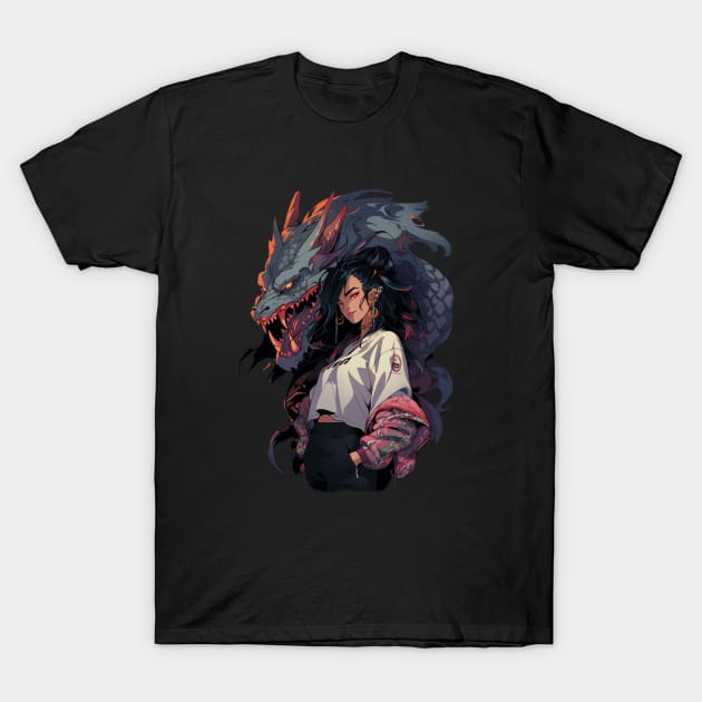 Dragon Lady T-Shirt by DarkSideRunners